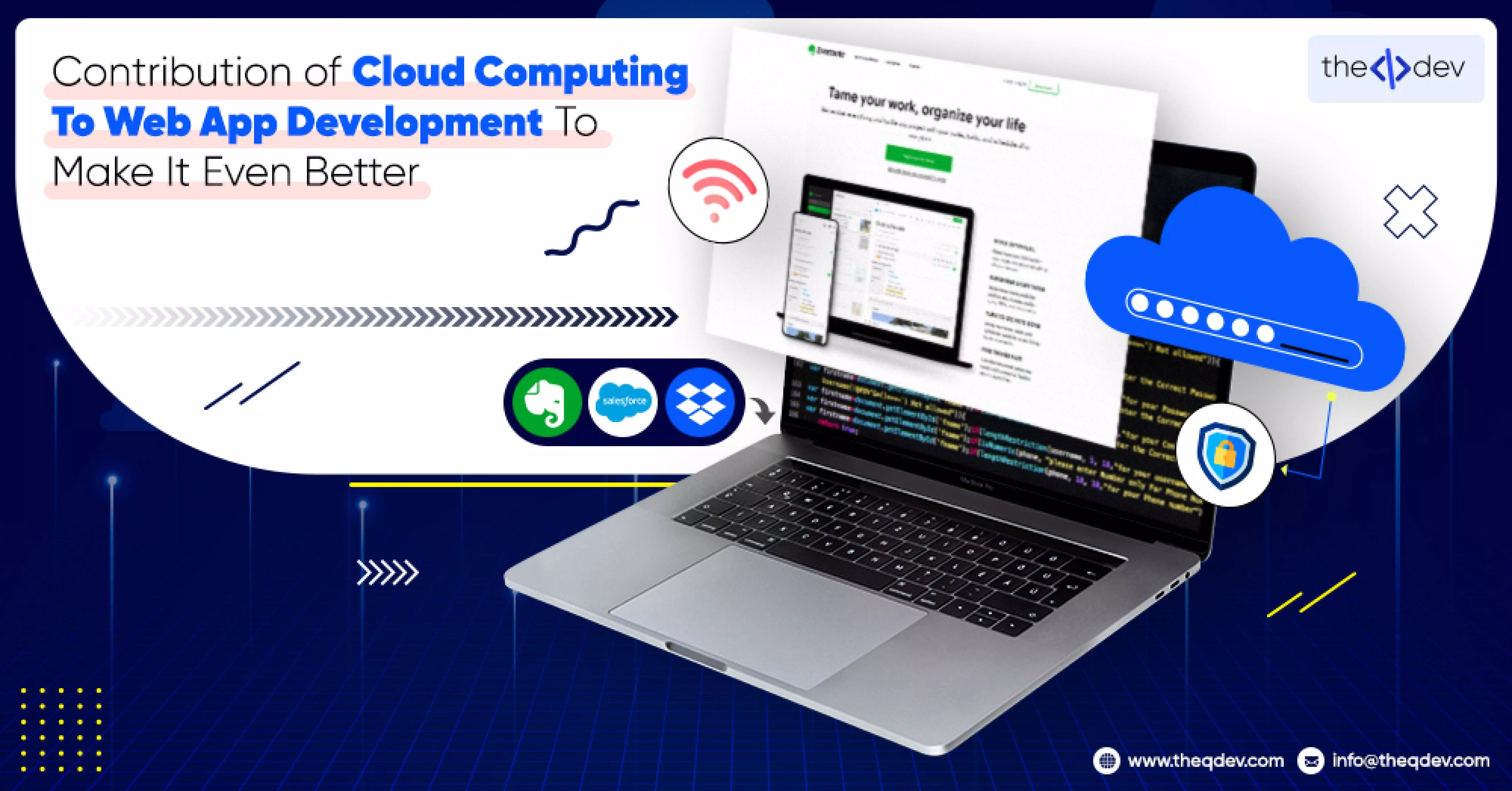 Contribution of Cloud Computing To Web App Development To Make It Even Better